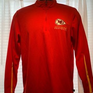 Kansas City Chiefs Three Quarter Zip Up Top